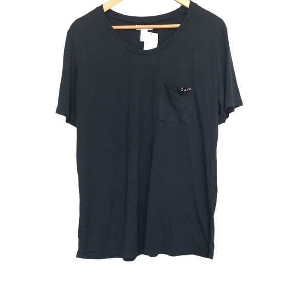 Nwt Comfort & Co black short sleeve shirt size XL - Picture 1 of 9